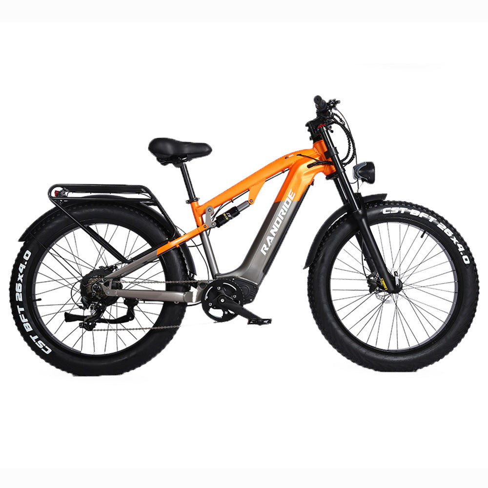 RANDRIDE YX80 Electric Bike 1500W 20Ah Mountain Bike with Hydraulic Brakes and Forks in EU US Stock