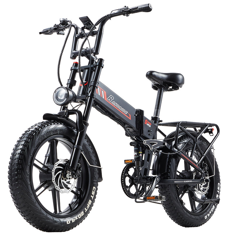 RANDRIDE YX20M PLUS Dual Motors 2000W 20Ah Folding Electric Bike with Hydraulic Brakes