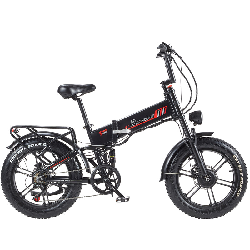 RANDRIDE YX20M PLUS Dual Motors 2000W 20Ah Folding Electric Bike with Hydraulic Brakes