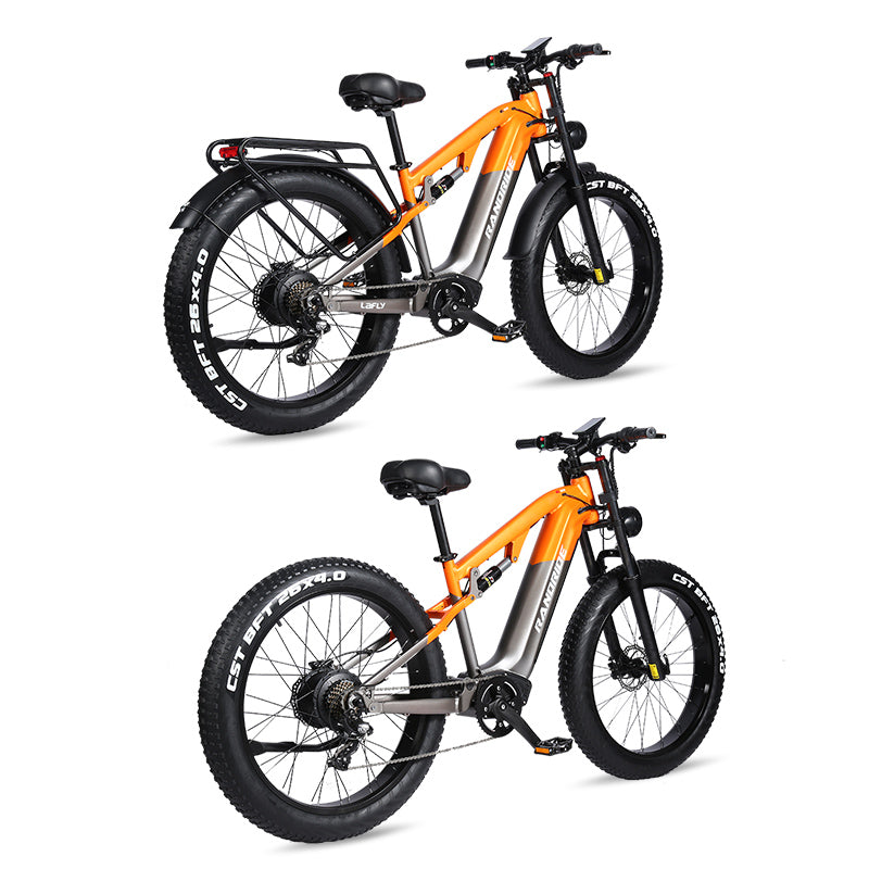 RANDRIDE YX80 Electric Bike 1500W 20Ah Mountain Bike with Hydraulic Brakes and Forks in EU US Stock