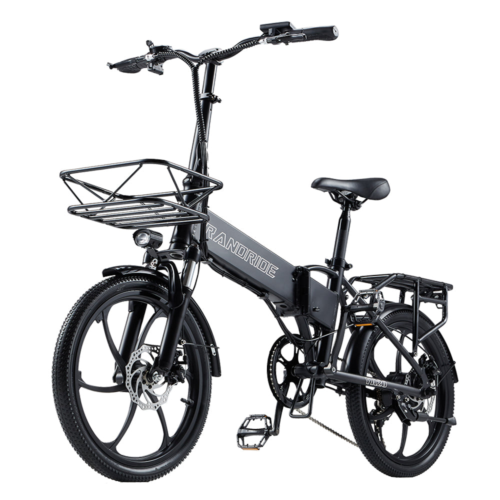 RANDRIDE YA20 20 Inch Folding ebike 12.8A battery with Disc Brake