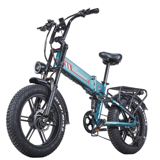 RANDRIDE YX20M PLUS Dual Motors 2000W 20Ah Folding Electric Bike with Hydraulic Brakes