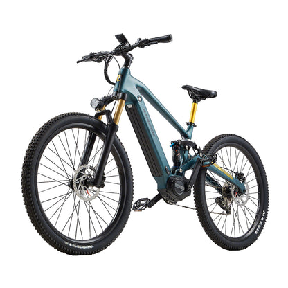 RANDRIDE MX500 Electric Mountain Bike with 500W Bafang Mid-Drive Motor/15Ah Samsung Lithium battery and Adjustable Air Suspension