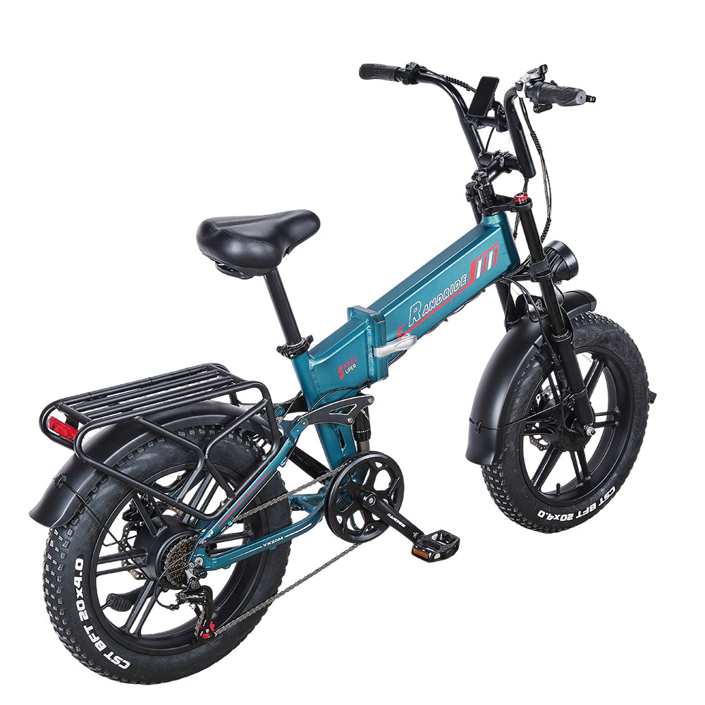 RANDRIDE YX20M PLUS Dual Motors 2000W 20Ah Folding Electric Bike with Hydraulic Brakes（副本）