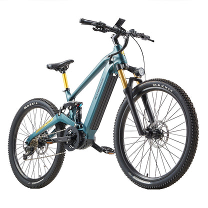RANDRIDE MX500 Electric Mountain Bike with 500W Bafang Mid-Drive Motor/15Ah Samsung Lithium battery and Adjustable Air Suspension