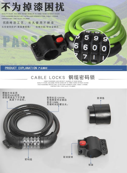 Electric Bike Combination Lock