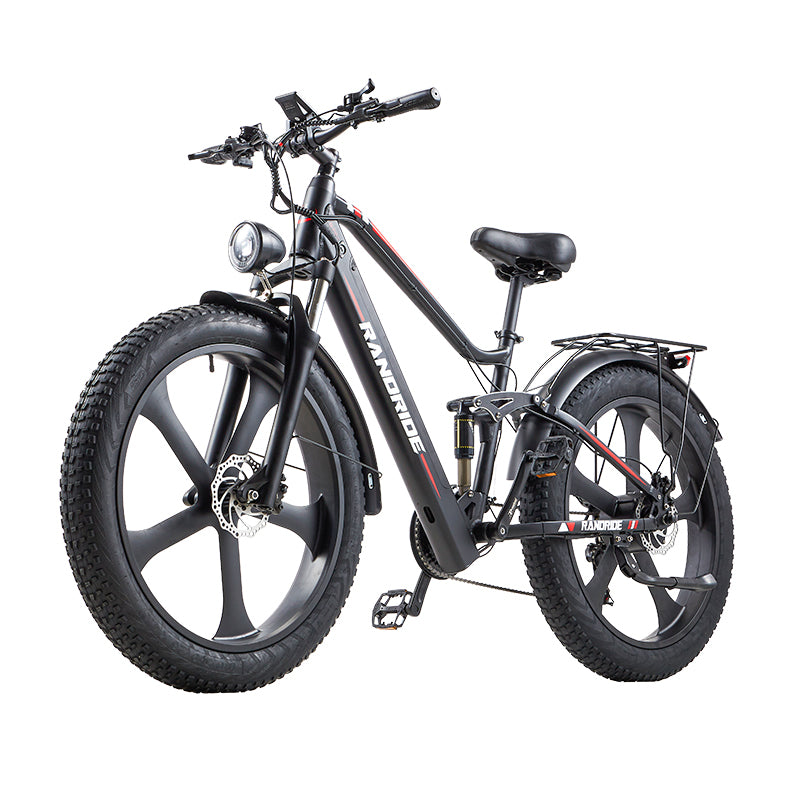RANDRIDE YX90M: 1000W Electric Mountain Bike 48V 14Ah with SHIMANO Hydraulic Brakes