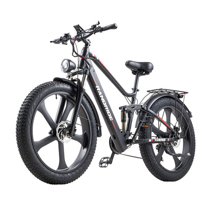 RANDRIDE YX90M: 1000W Electric Mountain Bike 48V 14Ah with SHIMANO Hydraulic Brakes