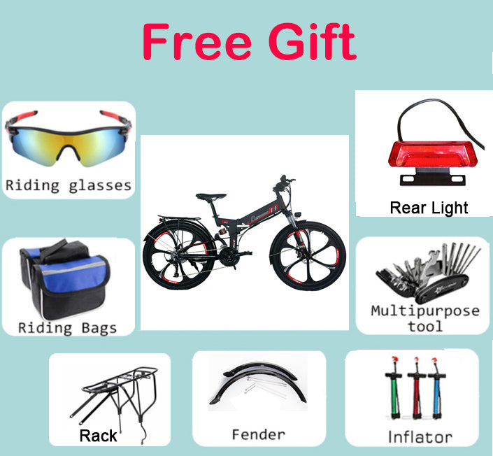 RANDRIDE YK26 26inch Folding Electric Bike 500W 12.8Ah Ship from China Warehouse