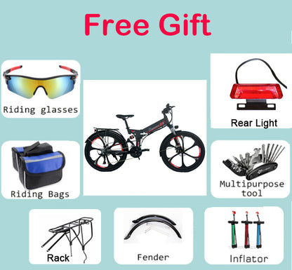 RANDRIDE YK26 26inch Folding Electric Bike 500W 12.8Ah Ship from China Warehouse